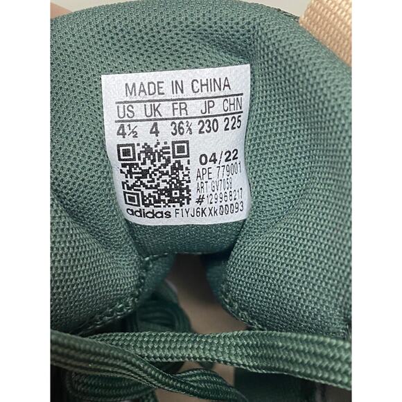 NWT ADIDAS SNEAKERS KIDS 4.5 HARDEN VOL 6 BASKETBALL SHOES GREEN OXIDE GV7058 - Picture 6 of 15